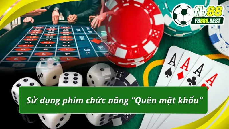 Quên mật khẩu là cách lấy lại tài khoản FB88 hiệu quả